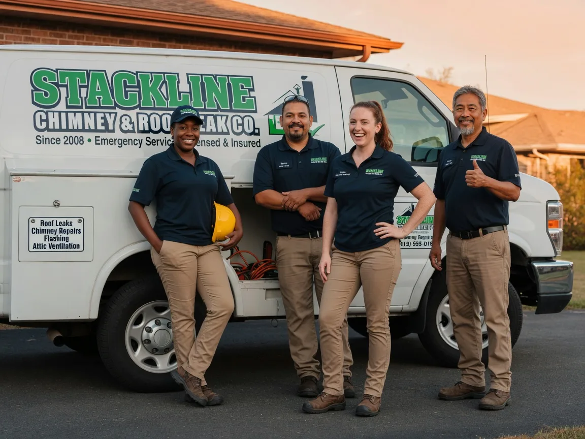 Chimney flashing repair company in Burbank, OK